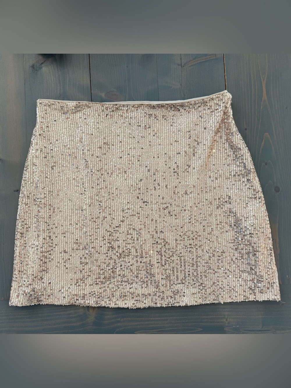 Banana Republic Sequin Mini Skirt Size 8 Petite